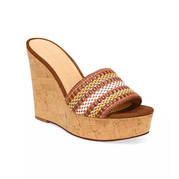 Veronica Beard Shoes - VERONICA BEARD Dali Woven Wedge Sandals Size 9